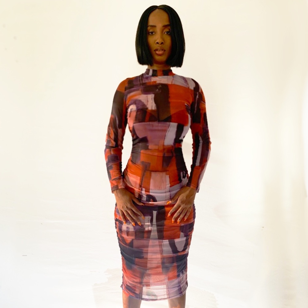 Abstract dress